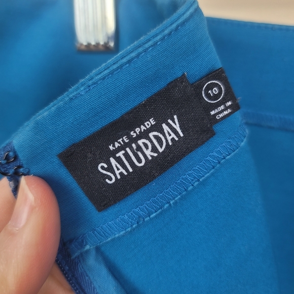 Kate Spade Saturday Blue Pencil Skirt size 10 - Picture 2 of 5
